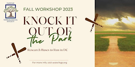 Primaire afbeelding van Knock it Out of the Park - Research Bases to Run in DC