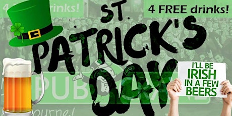 New To Melb Bar Crawl - St Patrick! 4 Free Drinks, 4 Venues, 60+ Party ppl primary image