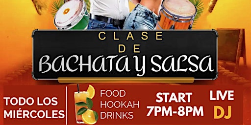 Image principale de FREE BACHATA + SALSA CLASS! FREE DRINK W/ RSVP!