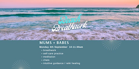 Mum's + Babes Beach Breathwork primary image