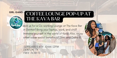 Imagem principal do evento Coffee  Lounge at The Kava Bar