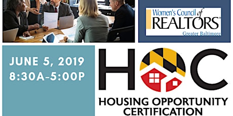 Housing Opportunity Certification (HOC) - June 5th 2019 primary image