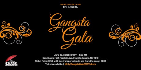 4th Annual Gangsta Gala 2019 primary image