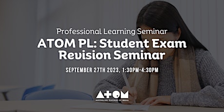 Imagen principal de ATOM PL 2023: Student Exam Revision Seminar (Online)