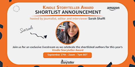Hauptbild für Kindle Storyteller Award 2023: Shortlist Announcement