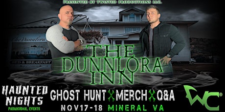 Primaire afbeelding van HNPE Presents "A Haunted Night at The Dunnlora Inn with the Wraith Chasers"