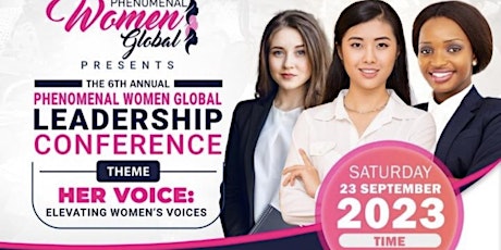 6th Annual Phenomenal Women Global Leadership Conference  primärbild