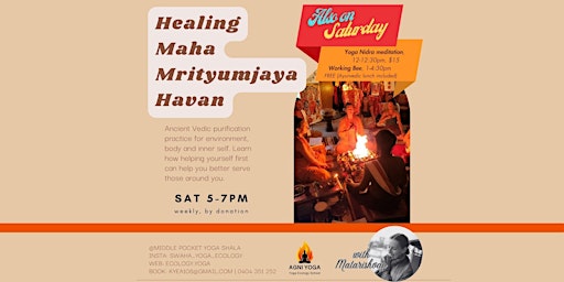Primaire afbeelding van Saturday: Yoga Nidra, Working Bee & Healing Havan