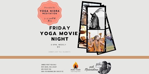 Friday: Yoga Nidra, Yoga Movie & Dinner  primärbild