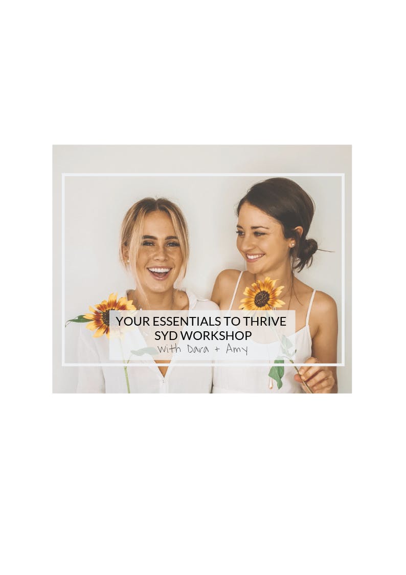 Your Essentials to Thrive - Essential Oils Workshop with Dara and Amy