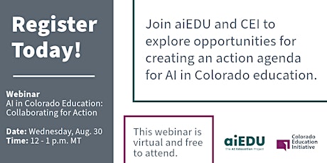 AI in Colorado Education: Collaborating for Action primary image