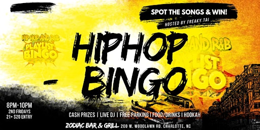 Imagem principal do evento HipHop Bingo