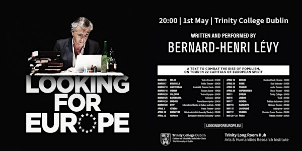 Looking for Europe | A dramatic reading by Bernard-Henri Lévy