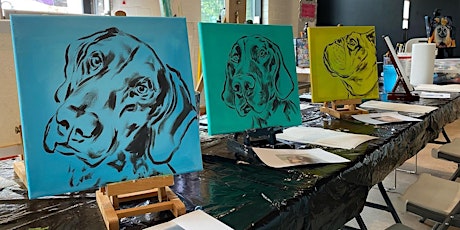 Pups Paints & Pints at Skiptown with StudioSRV