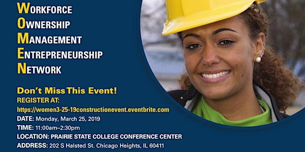W.O.M.E.N. Equipping Women-Owned Construction Businesses For Success (Registration REQUIRED)