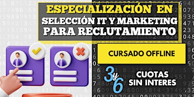 Hauptbild für Especialización en Selección IT y Marketing para reclutamiento - 40 horas