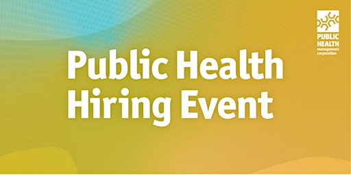 Image principale de PHMC Public Health Hiring Event