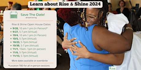 Rise Magazine Events - 7 Upcoming Activities and Tickets