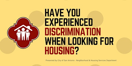 Housing Discrimination Community Input Session primary image