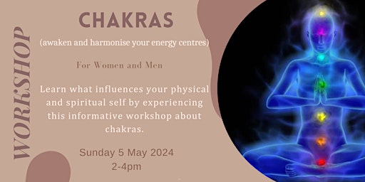 Image principale de Chakras Workshop (awaken and harmonise your body)