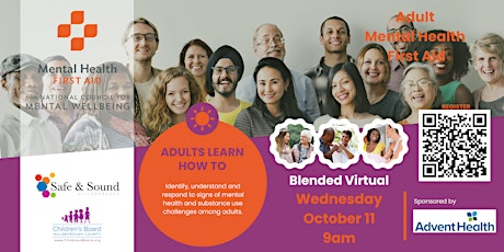 Adult Mental Health First Aid Training (Blended Virtual) primary image