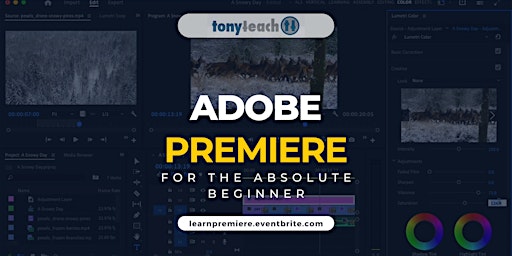 Primaire afbeelding van Adobe Premiere Pro Masterclass for Absolute Beginners [AM]