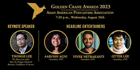 GOLDEN CRANE Podcast Awards 2023 by AAP primary image