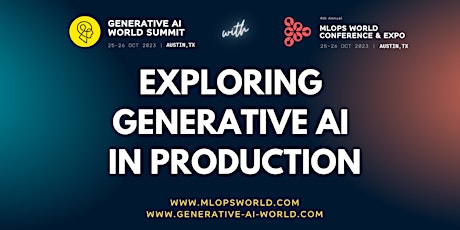 Imagen principal de Generative AI World Global Summit 2023