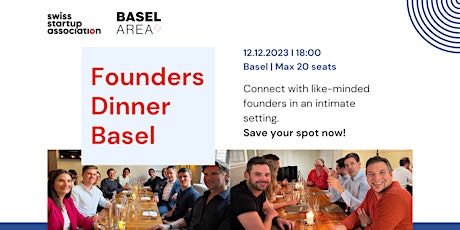 Hauptbild für Founders Dinner Basel 12.12.2023