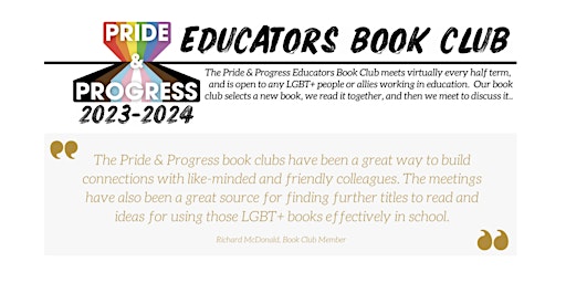 Immagine principale di The Pride & Progress Book Club 