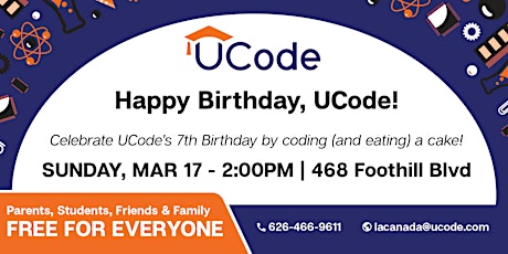 UCode's 7th Birthday primary image