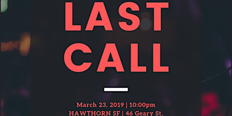 IV3 Live Presents: Last Call at Hawthorn primary image