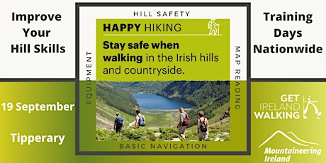 Imagem principal do evento Happy Hiking - Hill Skills Day - 19th September - Tipperary