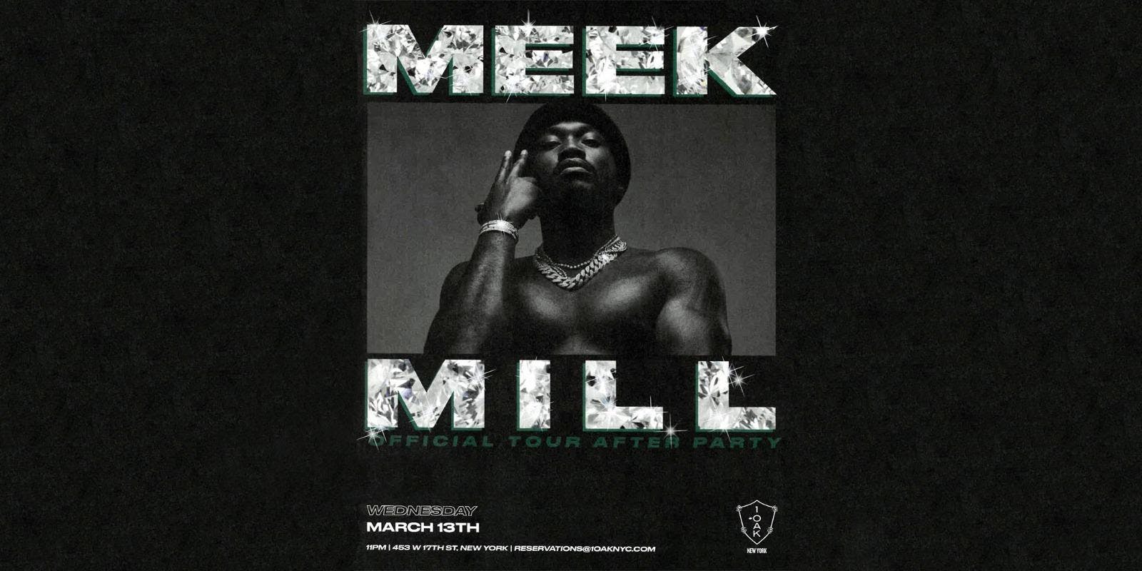 Meek Mill at 1Oak Official Tour Afterparty