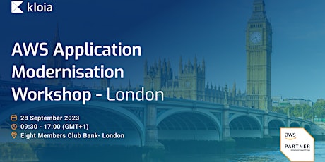 AWS Application Modernisation Workshop - London primary image