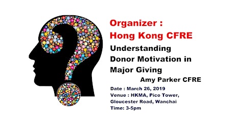 HKCFRE - Understanding Donor Motivation in Major Giving primary image