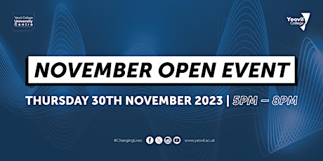 Hauptbild für Yeovil College November Open Event