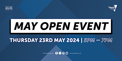 Image principale de Yeovil College May Open Event
