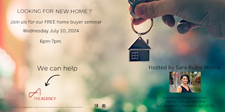 July Wednesday evening  Home Buyer Seminar