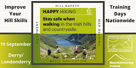 Image principale de Happy Hiking - Hill Skills Day - 19th September - Derry/Londonderry