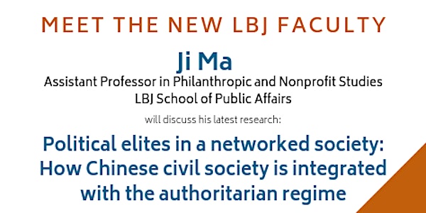 Meet the New LBJ Faculty: Ji Ma