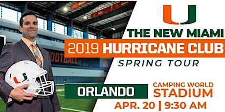 The New Miami 2019 Hurricane Club Spring Tour-Orlando primary image