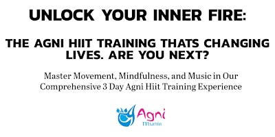 Imagem principal do evento 2024 Agni HiiT Teacher Training