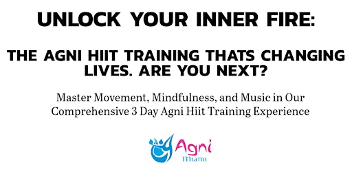 Imagem principal do evento 2024 Agni HiiT Teacher Training