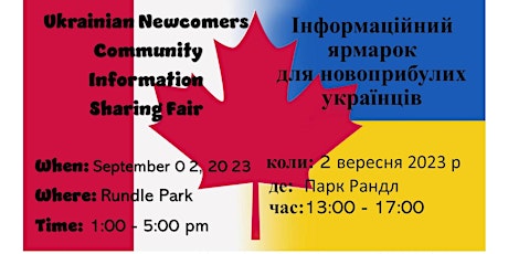 Hauptbild für Ukrainian Newcomers Community Information Sharing Fair