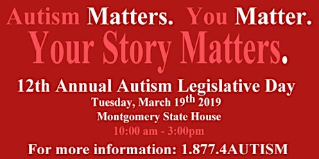 Hauptbild für 12th Annual Autism Legislative Day