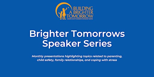 Primaire afbeelding van Brighter Tomorrows Speaker Series