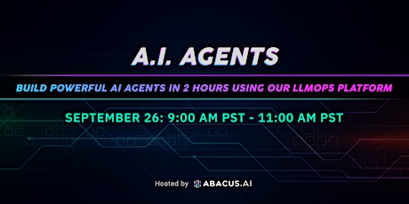 AI Agents -  Build Powerful AI Agents in 2 hours using our LLMOps Platform primary image