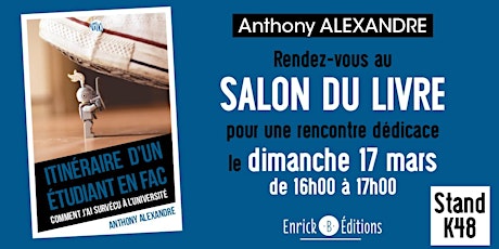 Image principale de Rencontre Signature Anthony Alexandre