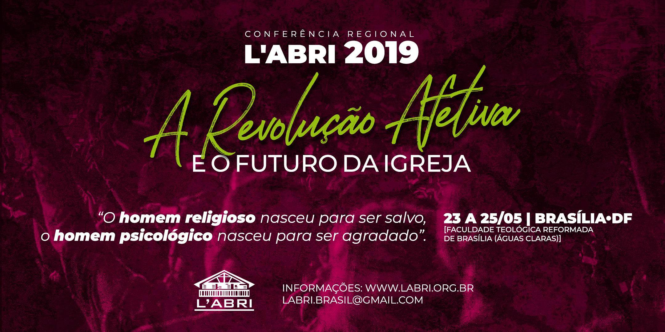 Conferência Regional L'Abri Brasil 2019 - Edição Brasília